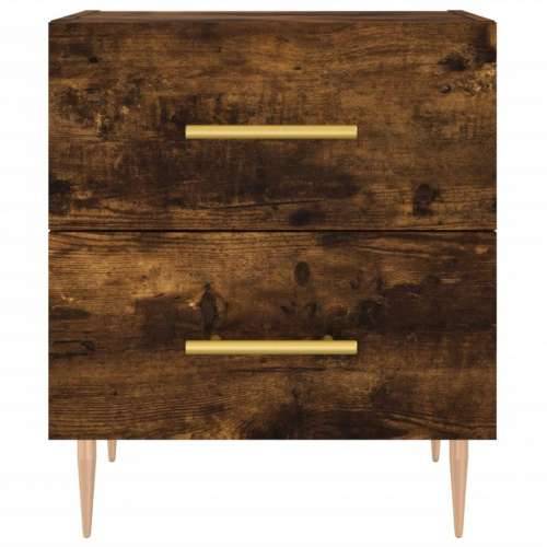 Noćni ormarići 2 kom boja hrasta 40x35x47,5cm konstruirano drvo - Dimljeni hrast 2 Cijena