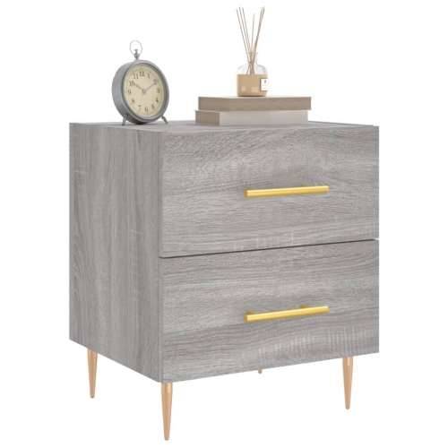 Noćni ormarići 2 kom boja hrasta 40x35x47,5cm konstruirano drvo - Sivi hrast sonoma 2 Cijena