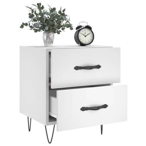 Noćni ormarići 2 kom bijeli 40x35x47,5 cm od konstruiranog drva - Bijela 2 Cijena