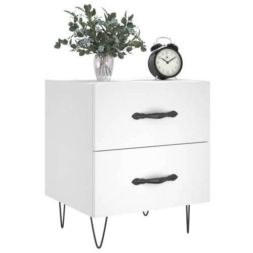 Noćni ormarići 2 kom bijeli 40x35x47,5 cm od konstruiranog drva - Bijela 2 Cijena