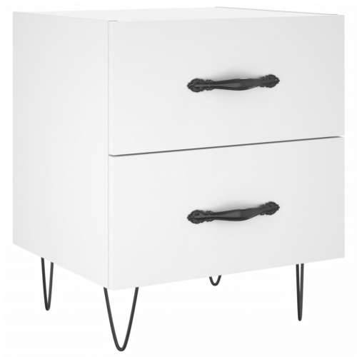 Noćni ormarići 2 kom bijeli 40x35x47,5 cm od konstruiranog drva - Bijela 2 Cijena