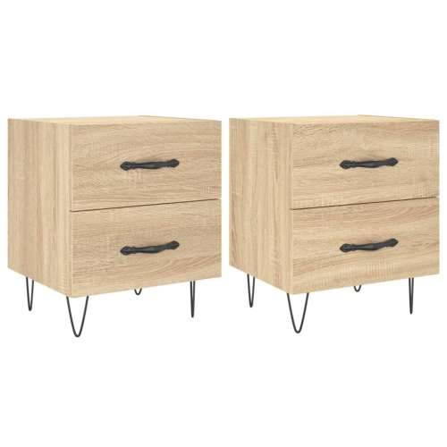Noćni ormarići 2 kom boja hrasta 40x35x47,5cm konstruirano drvo - sonoma hrast 2 Cijena