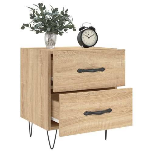 Noćni ormarići 2 kom boja hrasta 40x35x47,5cm konstruirano drvo - sonoma hrast 2 Cijena