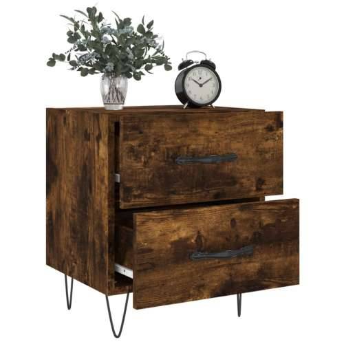 Noćni ormarići 2 kom boja hrasta 40x35x47,5cm konstruirano drvo - Dimljeni hrast 2 Cijena