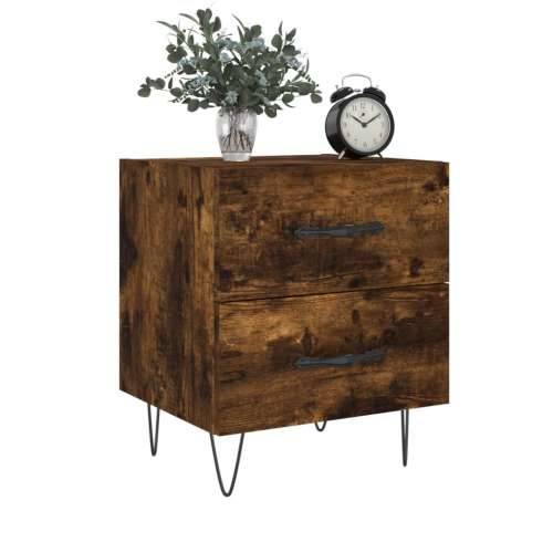 Noćni ormarići 2 kom boja hrasta 40x35x47,5cm konstruirano drvo - Dimljeni hrast 2 Cijena