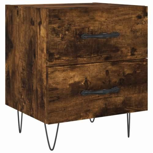 Noćni ormarići 2 kom boja hrasta 40x35x47,5cm konstruirano drvo - Dimljeni hrast 2 Cijena