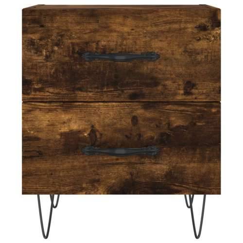 Noćni ormarići 2 kom boja hrasta 40x35x47,5cm konstruirano drvo - Dimljeni hrast 2 Cijena