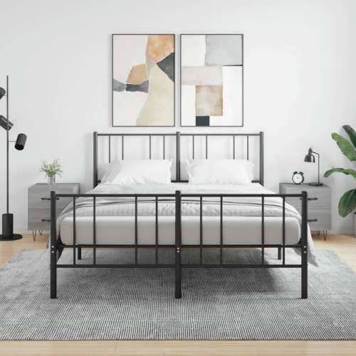 Noćni ormarići 2 kom boja hrasta 40x35x47,5cm konstruirano drvo - Sivi hrast sonoma 2 Cijena