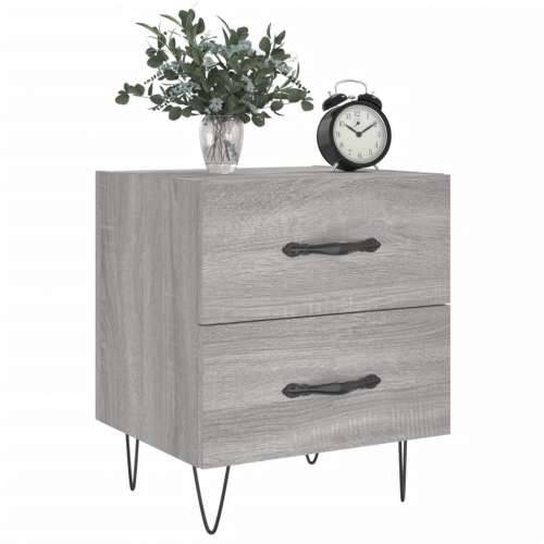 Noćni ormarići 2 kom boja hrasta 40x35x47,5cm konstruirano drvo - Sivi hrast sonoma 2 Cijena