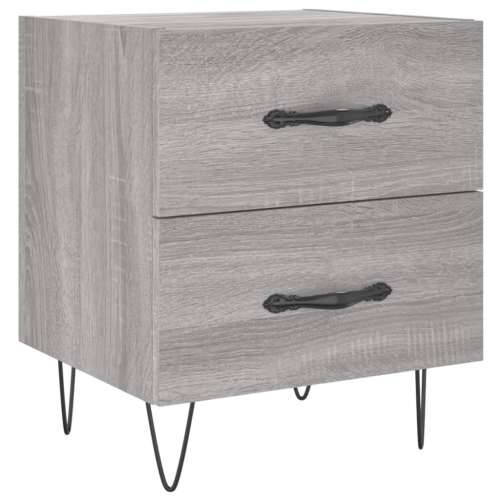 Noćni ormarići 2 kom boja hrasta 40x35x47,5cm konstruirano drvo - Sivi hrast sonoma 2 Cijena