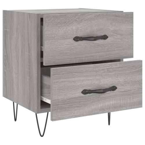 Noćni ormarići 2 kom boja hrasta 40x35x47,5cm konstruirano drvo - Sivi hrast sonoma 2 Cijena