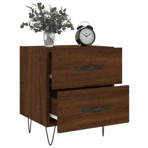 Noćni ormarići 2 kom boja hrasta 40x35x47,5cm konstruirano drvo - Smeđi hrast 2 Cijena