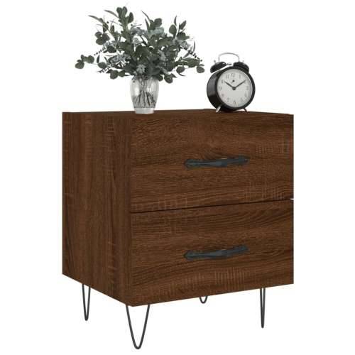 Noćni ormarići 2 kom boja hrasta 40x35x47,5cm konstruirano drvo - Smeđi hrast 2 Cijena