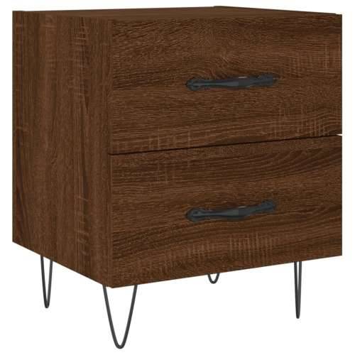 Noćni ormarići 2 kom boja hrasta 40x35x47,5cm konstruirano drvo - Smeđi hrast 2 Cijena