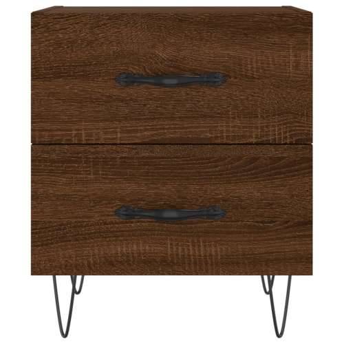 Noćni ormarići 2 kom boja hrasta 40x35x47,5cm konstruirano drvo - Smeđi hrast 2 Cijena