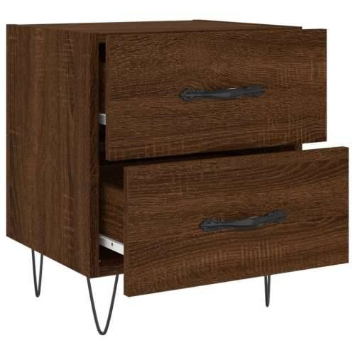 Noćni ormarići 2 kom boja hrasta 40x35x47,5cm konstruirano drvo - Smeđi hrast 2 Cijena