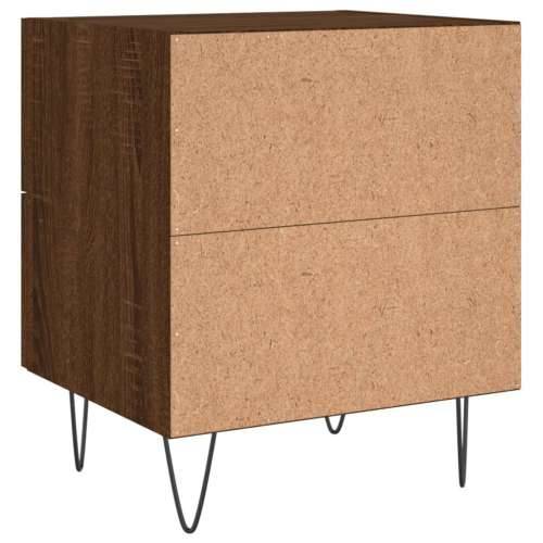 Noćni ormarići 2 kom boja hrasta 40x35x47,5cm konstruirano drvo - Smeđi hrast 2 Cijena