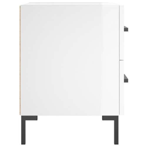 Noćni ormarići 2 kom sjajni bijeli 40 x 35 x 47,5 cm drveni - Visoko sjajno bijela 2 Cijena