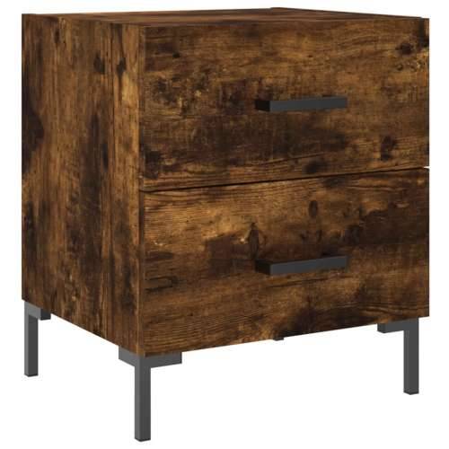 Noćni ormarić boja hrasta 40x35x47,5 cm od konstruiranog drva - Dimljeni hrast 1 Cijena