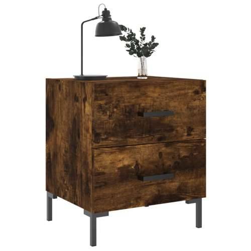 Noćni ormarići 2 kom boja hrasta 40x35x47,5cm konstruirano drvo - Dimljeni hrast 2 Cijena