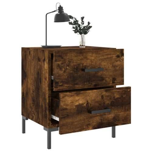 Noćni ormarići 2 kom boja hrasta 40x35x47,5cm konstruirano drvo - Dimljeni hrast 2 Cijena