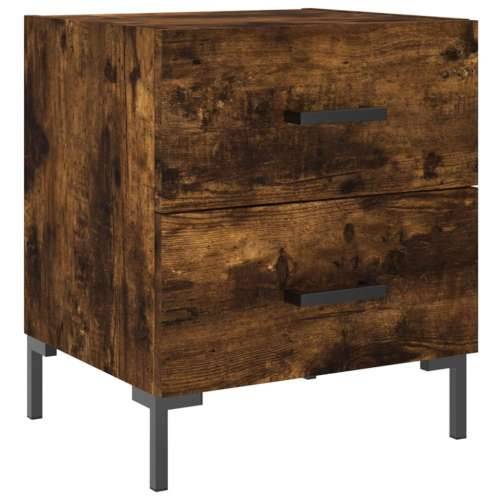 Noćni ormarići 2 kom boja hrasta 40x35x47,5cm konstruirano drvo - Dimljeni hrast 2 Cijena