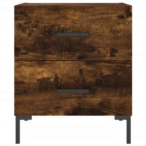 Noćni ormarići 2 kom boja hrasta 40x35x47,5cm konstruirano drvo - Dimljeni hrast 2 Cijena
