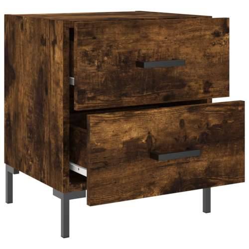 Noćni ormarići 2 kom boja hrasta 40x35x47,5cm konstruirano drvo - Dimljeni hrast 2 Cijena