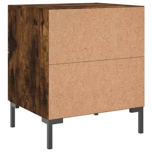 Noćni ormarići 2 kom boja hrasta 40x35x47,5cm konstruirano drvo - Dimljeni hrast 2 Cijena