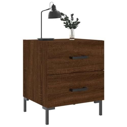 Noćni ormarići 2 kom boja hrasta 40x35x47,5cm konstruirano drvo - Smeđi hrast 2 Cijena