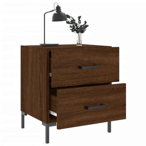 Noćni ormarići 2 kom boja hrasta 40x35x47,5cm konstruirano drvo - Smeđi hrast 2 Cijena