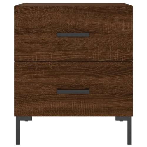Noćni ormarići 2 kom boja hrasta 40x35x47,5cm konstruirano drvo - Smeđi hrast 2 Cijena