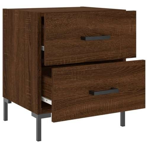 Noćni ormarići 2 kom boja hrasta 40x35x47,5cm konstruirano drvo - Smeđi hrast 2 Cijena