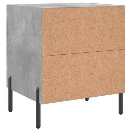Noćni ormarići 2 kom boja betona 40x35x47,5cm konstruirano drvo - Beton siva 2 Cijena