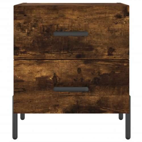 Noćni ormarići 2 kom boja hrasta 40x35x47,5cm konstruirano drvo - Dimljeni hrast 2 Cijena