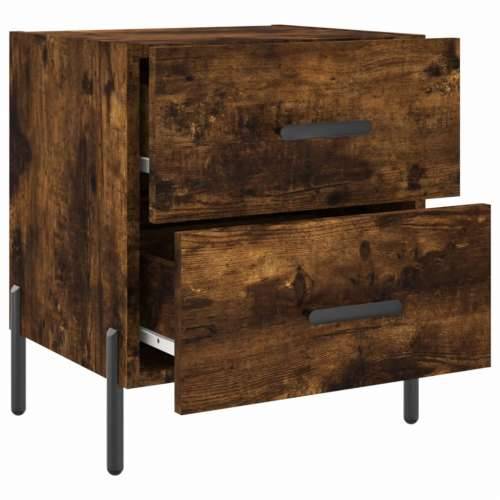 Noćni ormarići 2 kom boja hrasta 40x35x47,5cm konstruirano drvo - Dimljeni hrast 2 Cijena