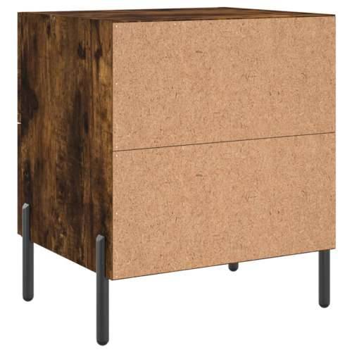 Noćni ormarići 2 kom boja hrasta 40x35x47,5cm konstruirano drvo - Dimljeni hrast 2 Cijena