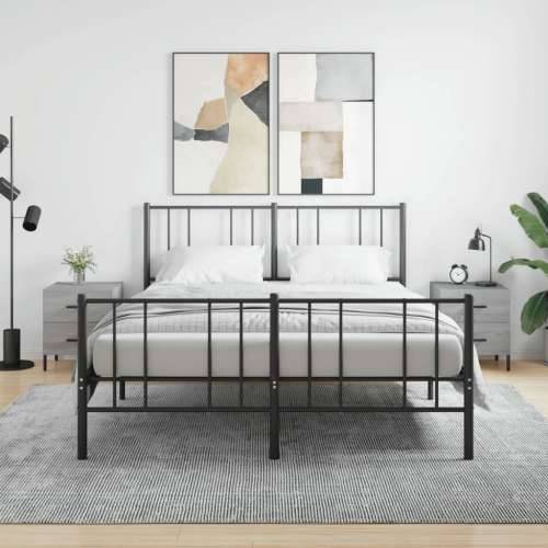 Noćni ormarići 2 kom boja hrasta 40x35x47,5cm konstruirano drvo - Sivi hrast sonoma 2 Cijena