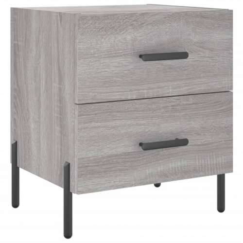 Noćni ormarići 2 kom boja hrasta 40x35x47,5cm konstruirano drvo - Sivi hrast sonoma 2 Cijena
