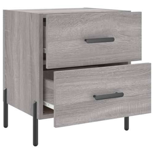 Noćni ormarići 2 kom boja hrasta 40x35x47,5cm konstruirano drvo - Sivi hrast sonoma 2 Cijena