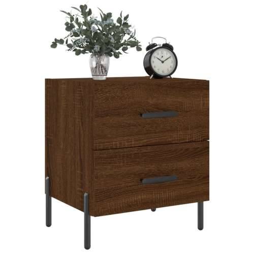 Noćni ormarići 2 kom boja hrasta 40x35x47,5cm konstruirano drvo - Smeđi hrast 2 Cijena