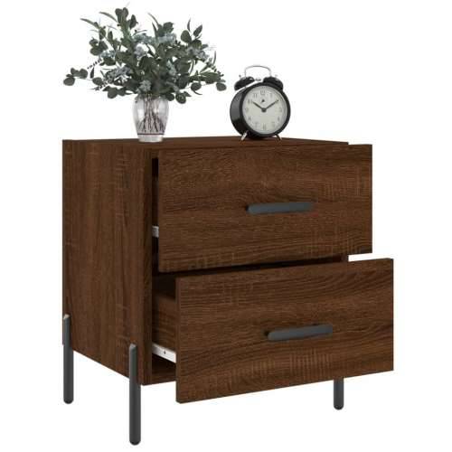 Noćni ormarići 2 kom boja hrasta 40x35x47,5cm konstruirano drvo - Smeđi hrast 2 Cijena
