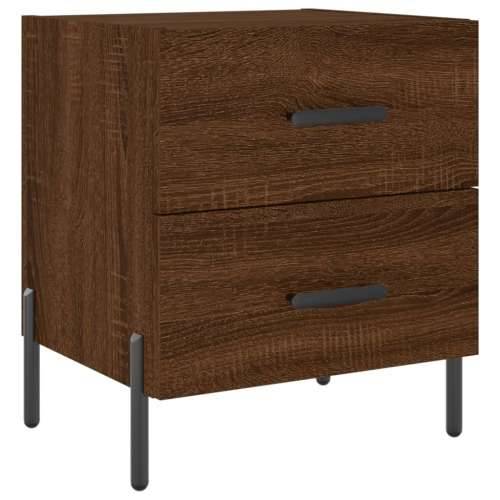 Noćni ormarići 2 kom boja hrasta 40x35x47,5cm konstruirano drvo - Smeđi hrast 2 Cijena