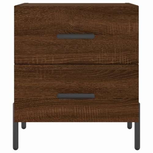 Noćni ormarići 2 kom boja hrasta 40x35x47,5cm konstruirano drvo - Smeđi hrast 2 Cijena