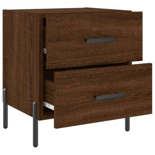 Noćni ormarići 2 kom boja hrasta 40x35x47,5cm konstruirano drvo - Smeđi hrast 2 Cijena