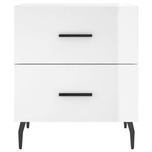 Noćni ormarići 2 kom sjajni bijeli 40 x 35 x 47,5 cm drveni - Visoko sjajno bijela 2 Cijena