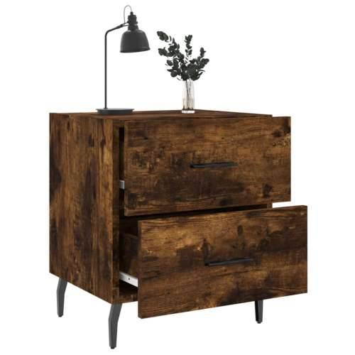 Noćni ormarići 2 kom boja hrasta 40x35x47,5cm konstruirano drvo - Dimljeni hrast 2 Cijena