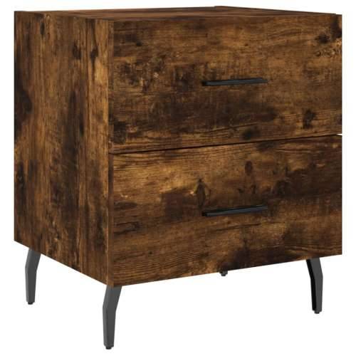 Noćni ormarići 2 kom boja hrasta 40x35x47,5cm konstruirano drvo - Dimljeni hrast 2 Cijena