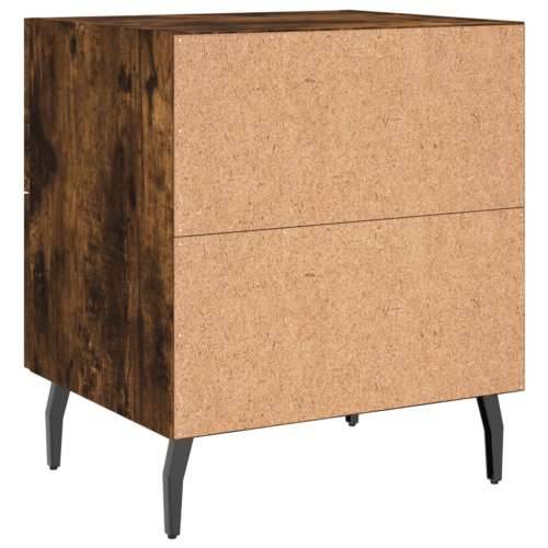 Noćni ormarići 2 kom boja hrasta 40x35x47,5cm konstruirano drvo - Dimljeni hrast 2 Cijena