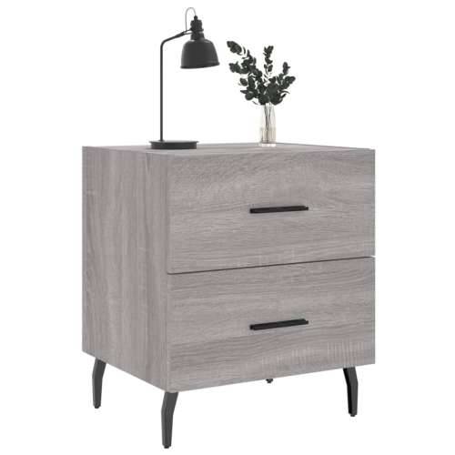 Noćni ormarići 2 kom boja hrasta 40x35x47,5cm konstruirano drvo - Sivi hrast sonoma 2 Cijena